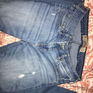 Hollister Distressed Jeans Size 5 Long